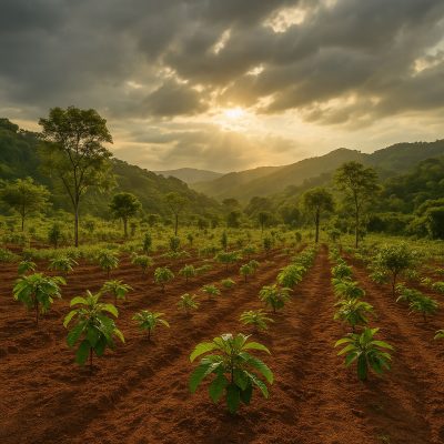Sustainable cocoa plantation system (agroforestry) in East Nicaragua